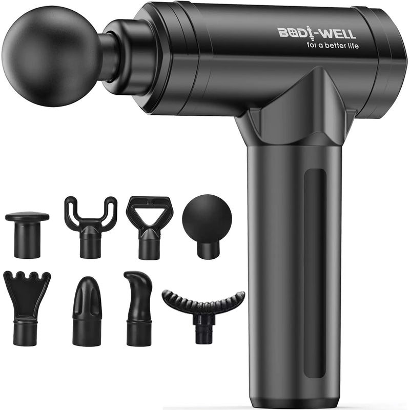 Massage Gun Deep Tissue - Back Muscle Massager w/High Torque Motor for Back Pain Shoulder Neck Body All Muscles Recover & Massage
